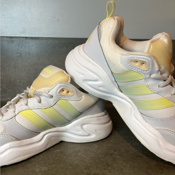 Adidas Neo Strutter Marathon Running Shoes Vibrant Yellow Size Women’s 7 - Picture 8 of 12